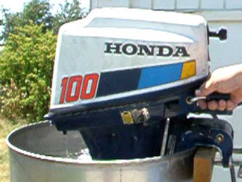 Honda 100 outboard motor #1