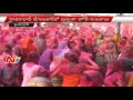 Pink City people turn Begumbazar pink for Holi