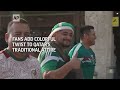 World Cup fans add colorful twist to traditional Qatari attire  - 02:54 min - News - Video