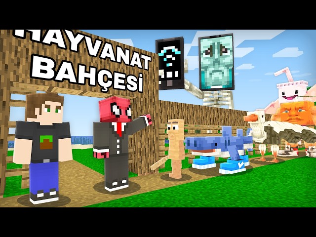 İtalyan Brainrot Hayvanat Bahçesi Yaptık - Minecraft