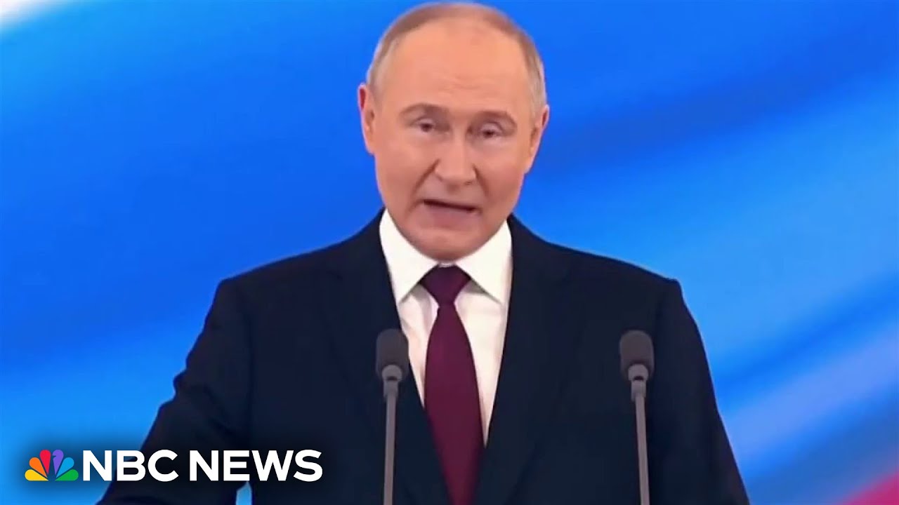 Putin projects ‘wartime image’ of Russia in fifth inaugural address