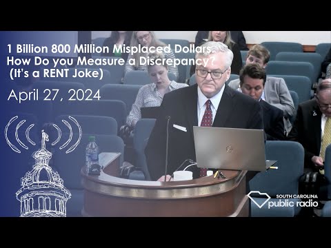screenshot of youtube video titled 1 Billion 800 Million Misplaced Dollars | South Carolina Lede