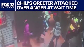 Chicago Chili’s greeter attacked after customers object to wait time, video shows
