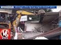 GHMC demolishing old buildings, illegal constructions