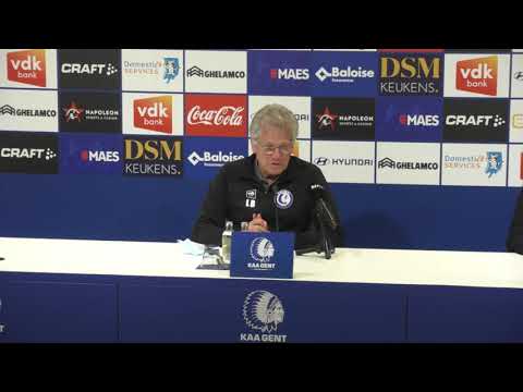 Persconferentie na KAA Gent - KV Mechelen