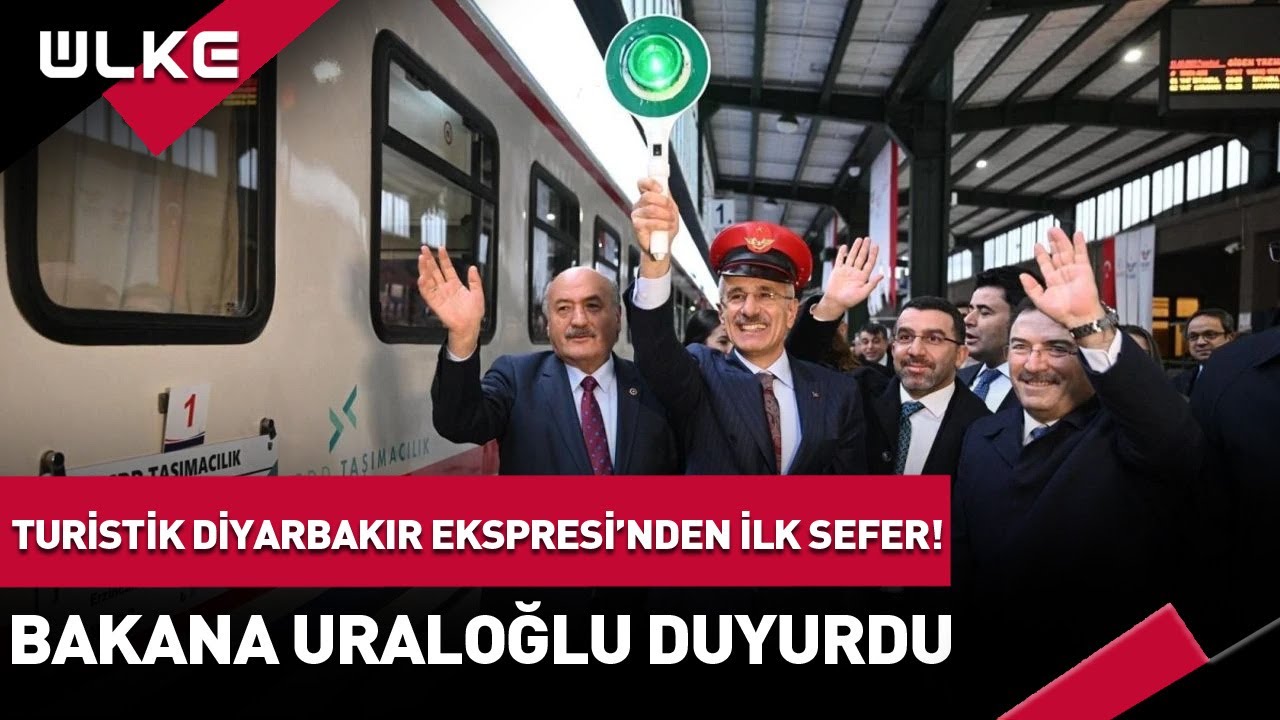 Turistik Diyarbakır Ekspresi'nden İlk Sefer! Bakan Abdulkadir Uraloğlu Duyurdu #haber