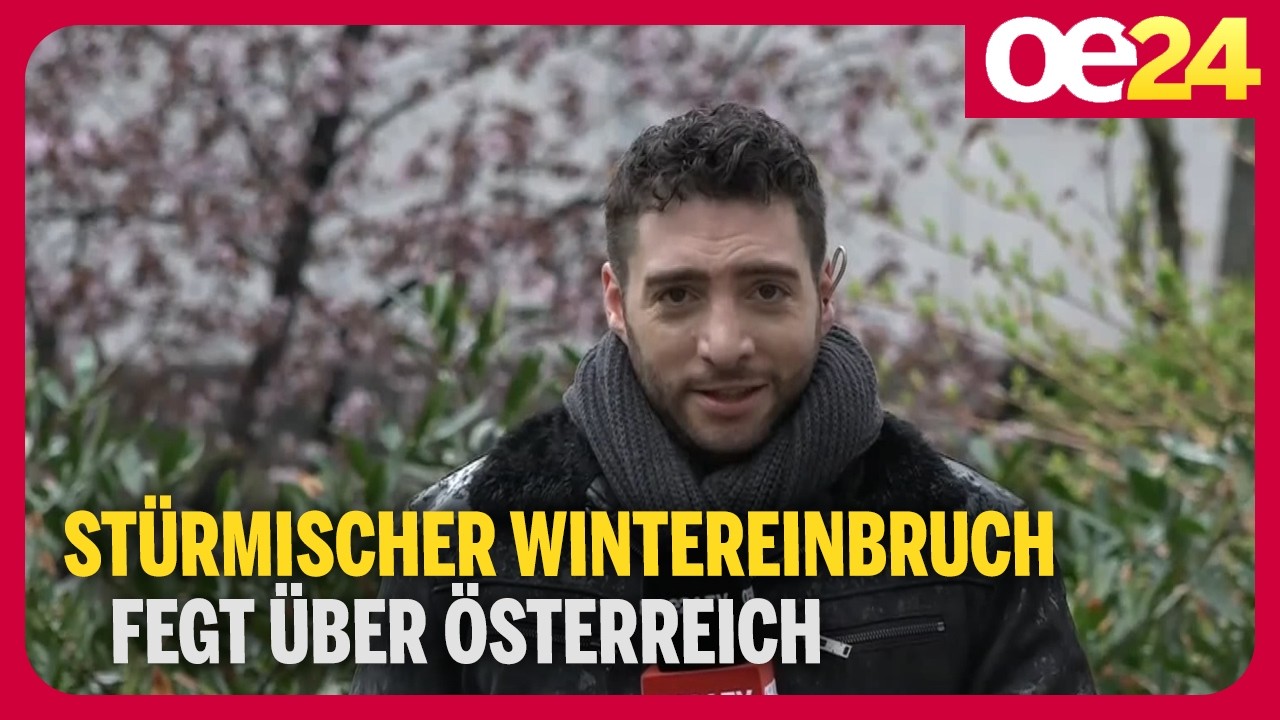 Stürmischer Wintereinbruch fegt über Österreich