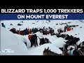 Mount Everest Storm | Blizzard Traps 1,000 Trekkers On Mount Everest, Over 350 Rescued