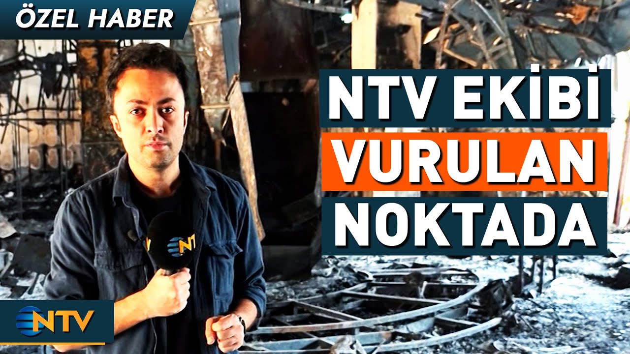 NTV Ekibi, İsrail Füzelerinin Yerle Bir Ettiği İran Devlet Televizyonu Binasında | NTV