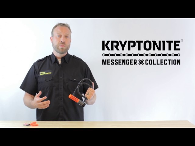 Kryptonite Bügelschloss Messenger Mini 9.5x16.5cm