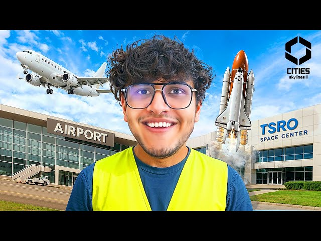 I Built a Space Research Centre and Airport in My Hitech City (Cities Skylines 2)