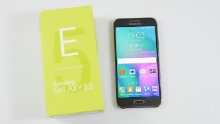 Samsung Galaxy E5 Android Phone Review in 4K
