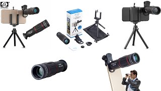 Pratinjau video produk APEXEL 2 in 1 Lensa Kamera Smartphone Telephoto 18X with Tripod Mini - APL-T18ZJ