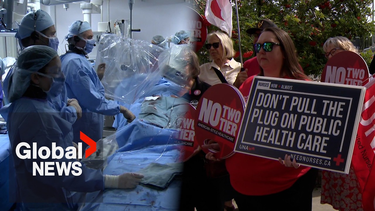 Protests in Alberta call for Ottawa intervention on Bill 11