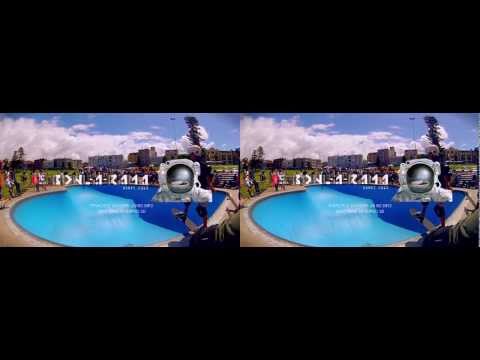 3D Bowl A Rama, Bondi 2013, Practice Session - 3D GoPro Skateboarding Video 