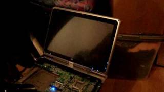 How to fix HP TX1000 black screen of death with a hair dryer