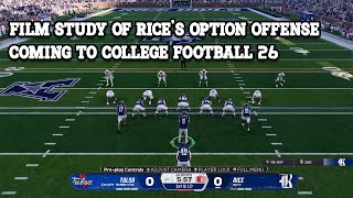 What Rice's Option Offense In College Football 26 Could Look Like