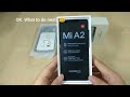 Mi A2 6GB 128GB unboxing & basic features showcase Malaysia Set