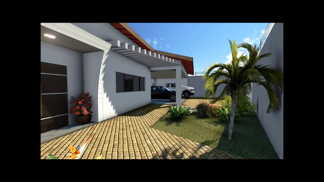 3D EXTERNO - Casa 300 metros quadrados - YouTube