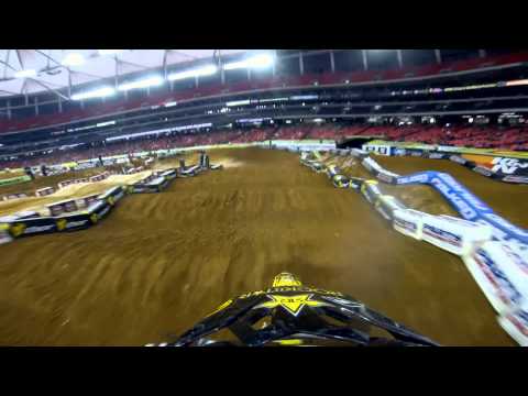 GoPro HD: Davi Millsaps Practice Lap 2013 Monster Energy Supercross from Atlanta 