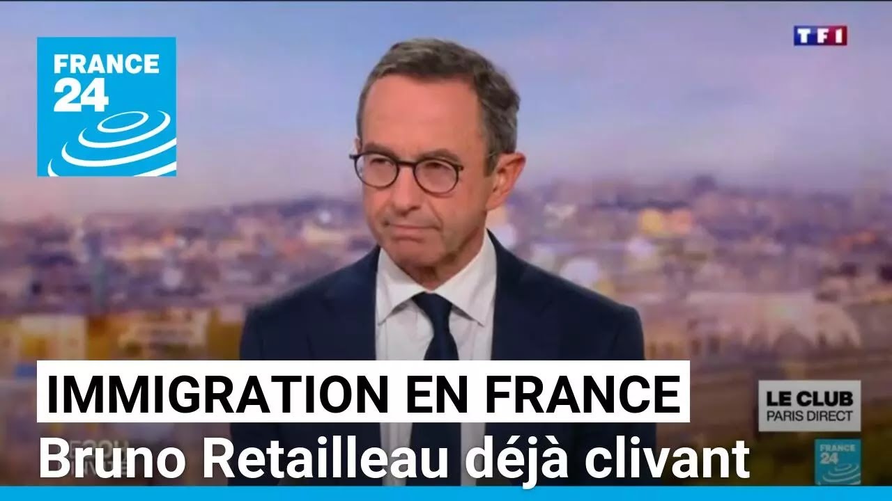 Immigration : Bruno Retailleau déjà clivant au sein de la coalition au pouvoir • FRANCE 24