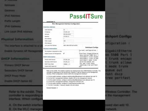  Real Pass4itsure Cisco 200-355 Dumps Exam Questions Answers