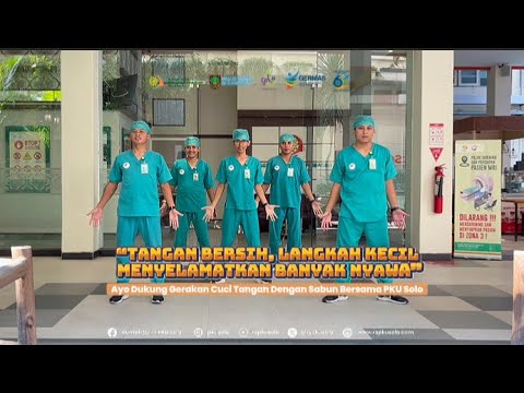 Kreasi Senam Cuci Tangan Pakai Sabun PKU Solo