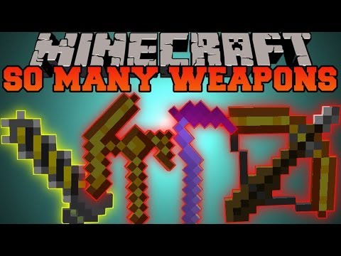 Minecraft: SO MANY WEAPONS (CHAINSAWS, SWORDS AND 