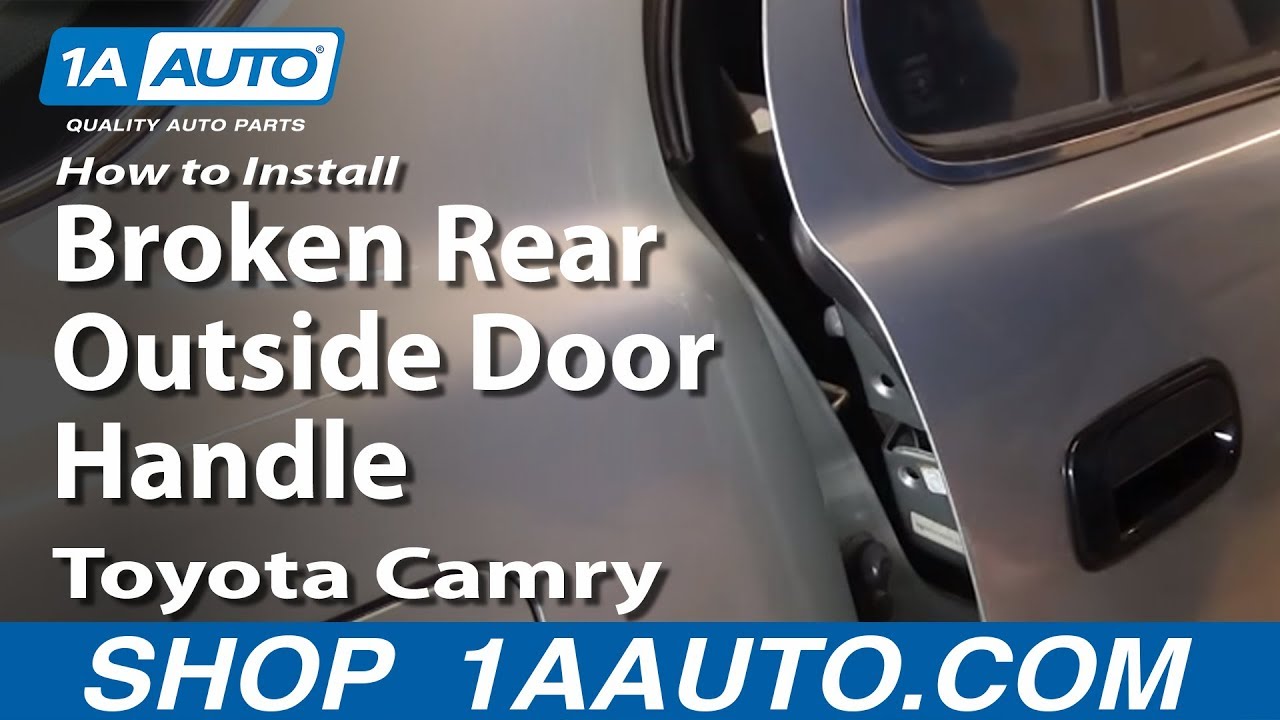 How to replace inside door handle on 1999 toyota camry