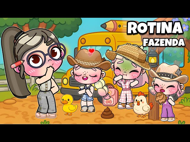 ROTINA PASSEIO NA FAZENDA 🌾 | AVATAR WORLD ROTINAS E HISTÓRIAS PAZU