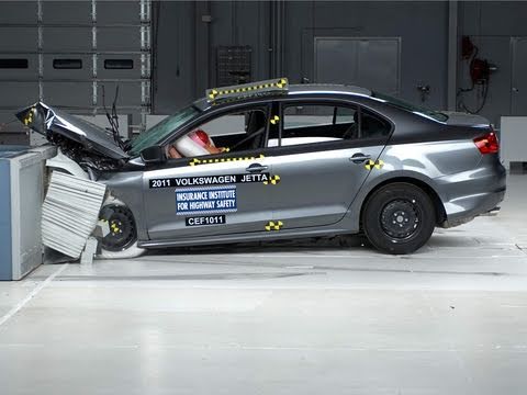 Видео краш-теста Volkswagen Jetta с 2010 года