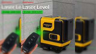 Pratinjau video produk Taffware Laser Level Green Beam 12 Lines Self Leveling Ground and Wall - EU12