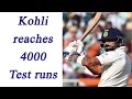 Virat Kohli achieves two landmarks in Test Cricket