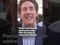 Pastor Joel Osteen addresses media after shooting at Lakewood Church in Houston  - 01:00 min - News - Video