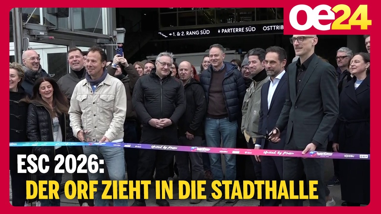 ESC 2026: Der ORF zieht in die Stadthalle