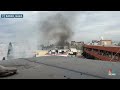 Video shows Rafah hospital compound coming under fire  - 01:14 min - News - Video