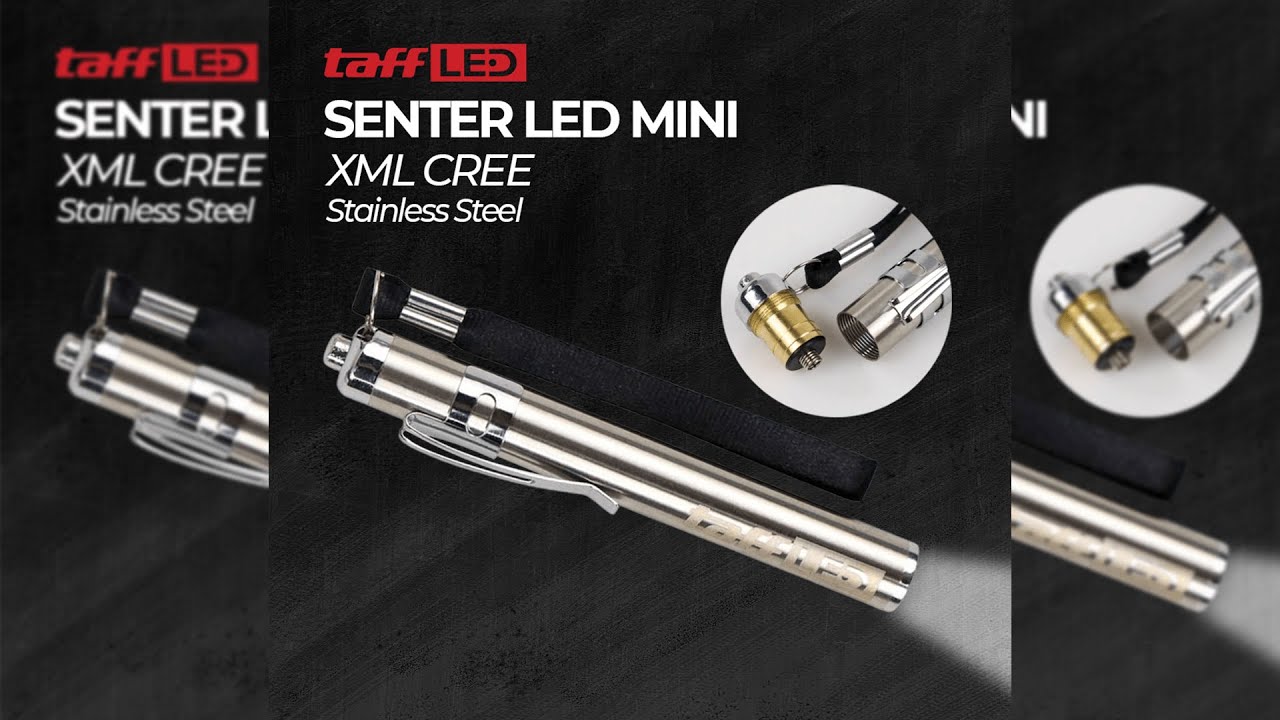Pratinjau video produk TaffLED Senter LED Mini Flashlight Cree XML - Mini 865