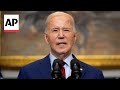 Biden speaks on campus protests: Violent protest is not protected