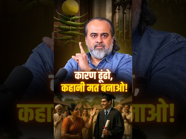 कारण ढूंढो, कहानी मत बनाओ! || आचार्य प्रशांत