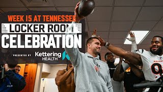 Week 15 vs. Tennessee Titans | Locker Room Celebration