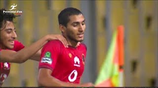 الهدف الأول لـ الأهلي امام المصري quot احمد حمدي quot الجولة الـ 28 الدوري المصري ...