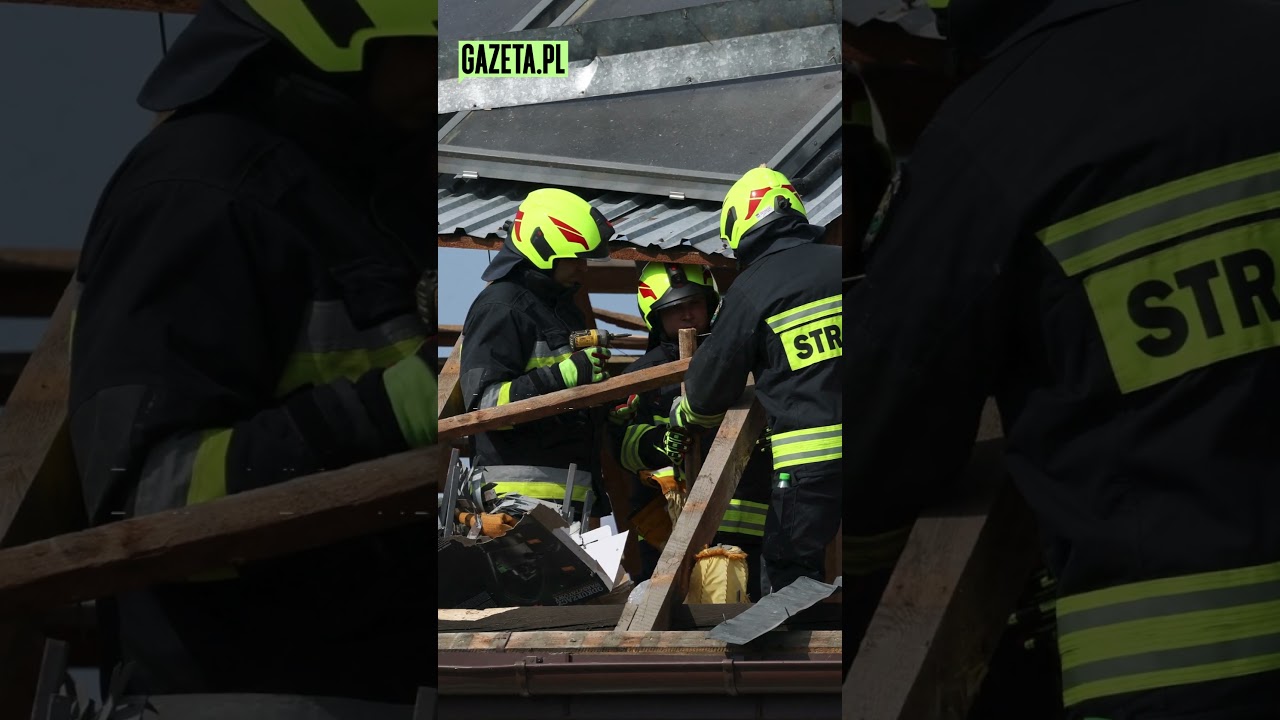 Na dom w Wyrykach-Woli spadła polska rakieta