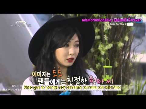 (Sub. Español) AS4U Amber imitando a Hyuna cut