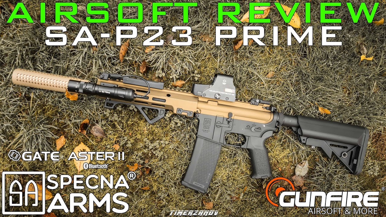 Airsoft Review #330 Specna Arms SA-P23 PRIME™ GATE ASTER II™ AEG (Gunfire) [FR]