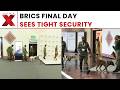 BRICS 2026: Security Tightened At Bharat Mandapam Ahead Of Final Day Proceedings