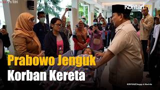 Presiden Prabowo Jenguk Korban Tabrakan KA di RSUD Bekasi