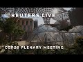LIVE: COP28 plenary meeting