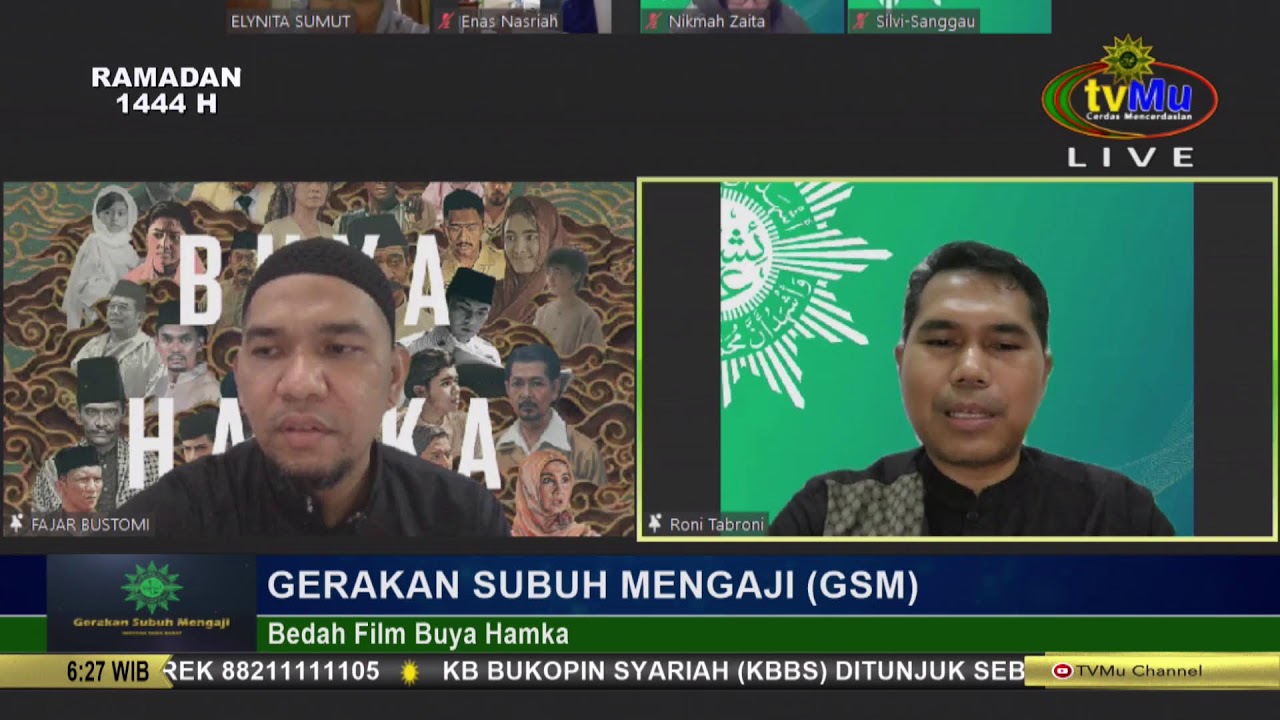 [LIVE] GSM "Aisyiyah Jawa Barat | Bedah Film Buya Hamka | Fajar Bustomi - MuhammadiyahNews.com