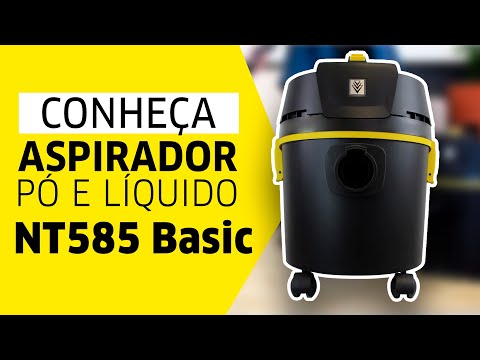 Aspirador de Pó e Água NT585 Basic 15L 1300V 127V Karcher - Vídeo explicativo