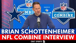 🚨 EXCLUSIVE Brian Schottenheimer 2025 NFL Combine Press Conference | Latest Cowboys News & Rumors